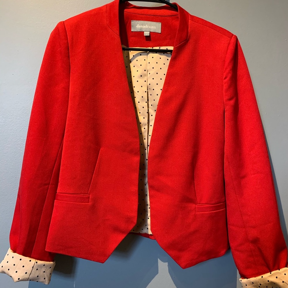 Red blazer